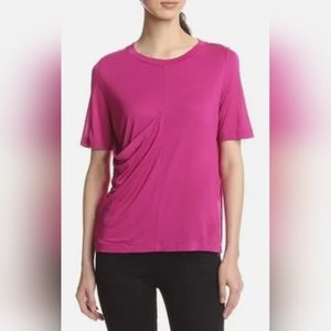 ♠️Kate Spade Saturday Women's 100% Rayon TeeShirt Deep Pocket Magenta/Pink Small
